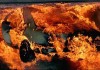 Форд Ескорт изгоря напълно до разклона за село Каравелово