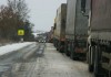 Снимки: Въведена бе временна забрана за движение на пътя I-7 Елхово-Лесово поради аварирал ТИР
