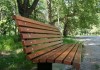 Снимки: Нови пейки и кошчета за смет по проект в градски парк Елхово