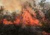 Втори ден продължава борбата с пожара между селата Раздел, Малко Кирилово и Голям Дервент