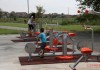 Видео и снимки: Изградиха нова спортна площадка с фитнес уреди на открито в спортния комплекс в град Елхово