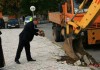 Видео и снимки: Първа копка на реконструкцията на централен площад и ул. Трети март в град Елхово
