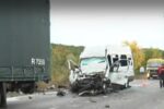 Видео: 3 жертви и 16 ранени при удар между тир и бус край Лесово