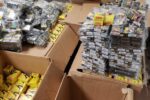 Видео и снимки: Заловиха 127 000 къса контрабандни цигари, укрити в кутии с дамски чорапи на ГКПП-Лесово
