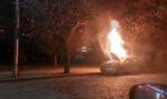 Лек автомобил избухна в пламъци в Пловдив