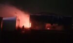 Пожар в цех за пластмаса край Пловдив